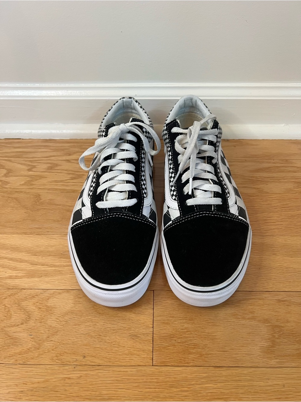 Vans Old Skool “Mix Checker” in Black/True White (Men’s 10.5/Women’s 12) - Picture 4 of 8